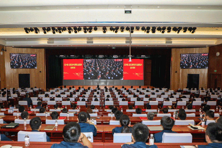 山東重工集團集中收聽收看紀念中國人民抗日戰爭暨世界反法西斯戰爭勝利80周年大會